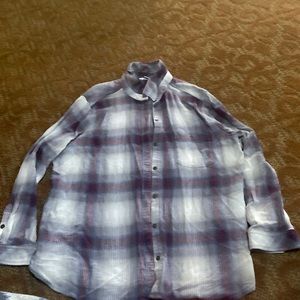 Sonoma flannel button up XXL womens shirt